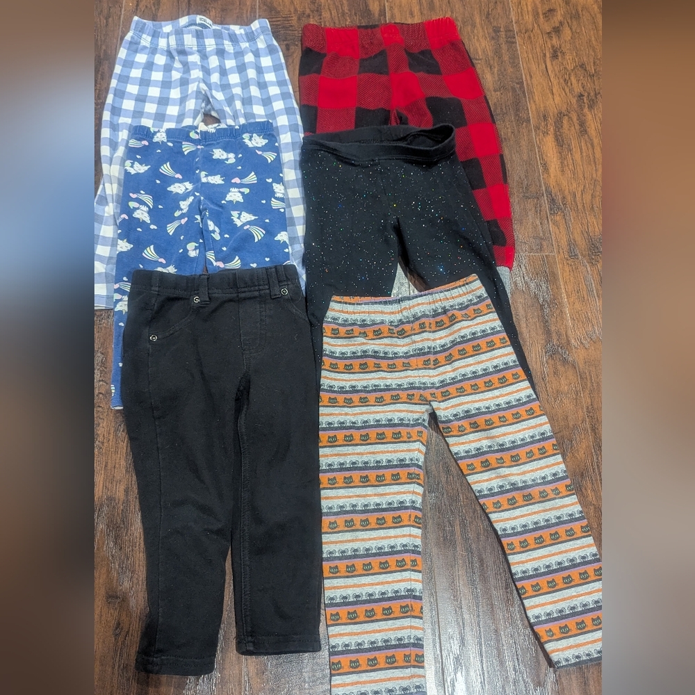 Kids Assorted Patterned Leggings Set